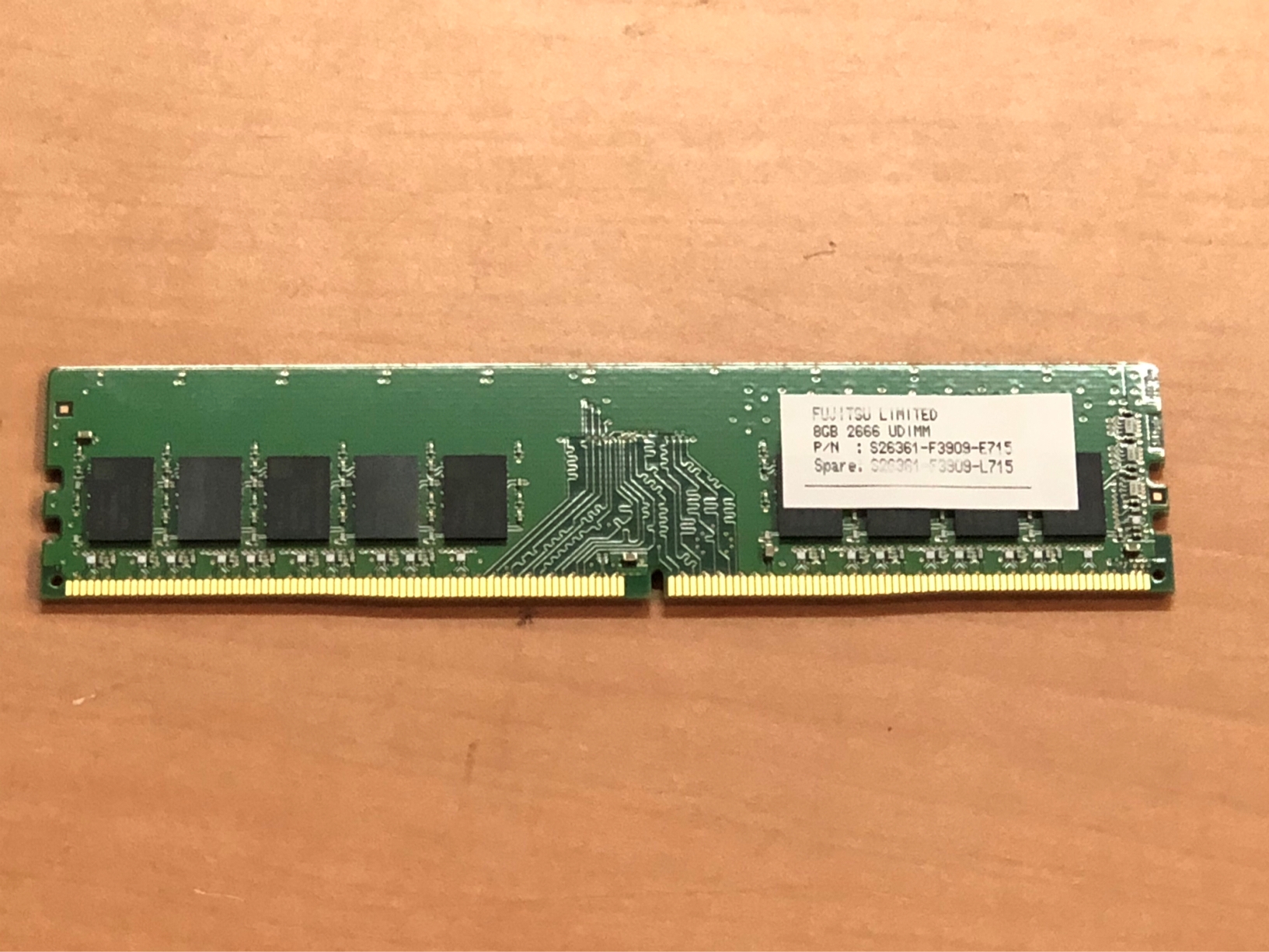 DDR4 2666 32GB (8GB×4) ECC UDIMM 富士通純正